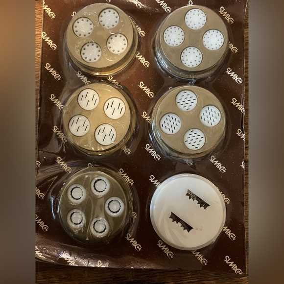 Lot of 6 Simac PastaMatic Pasta Maker Brass Disc Die Parts - Picture 1 of 1